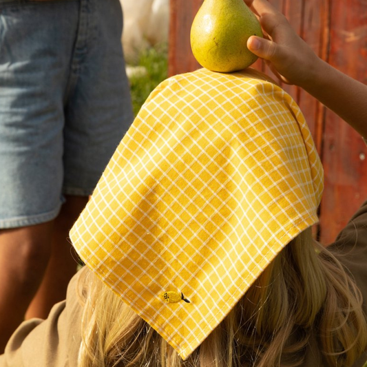 Foulard pour cheveux - Ferme - Saison du citron - Sticky Lemon