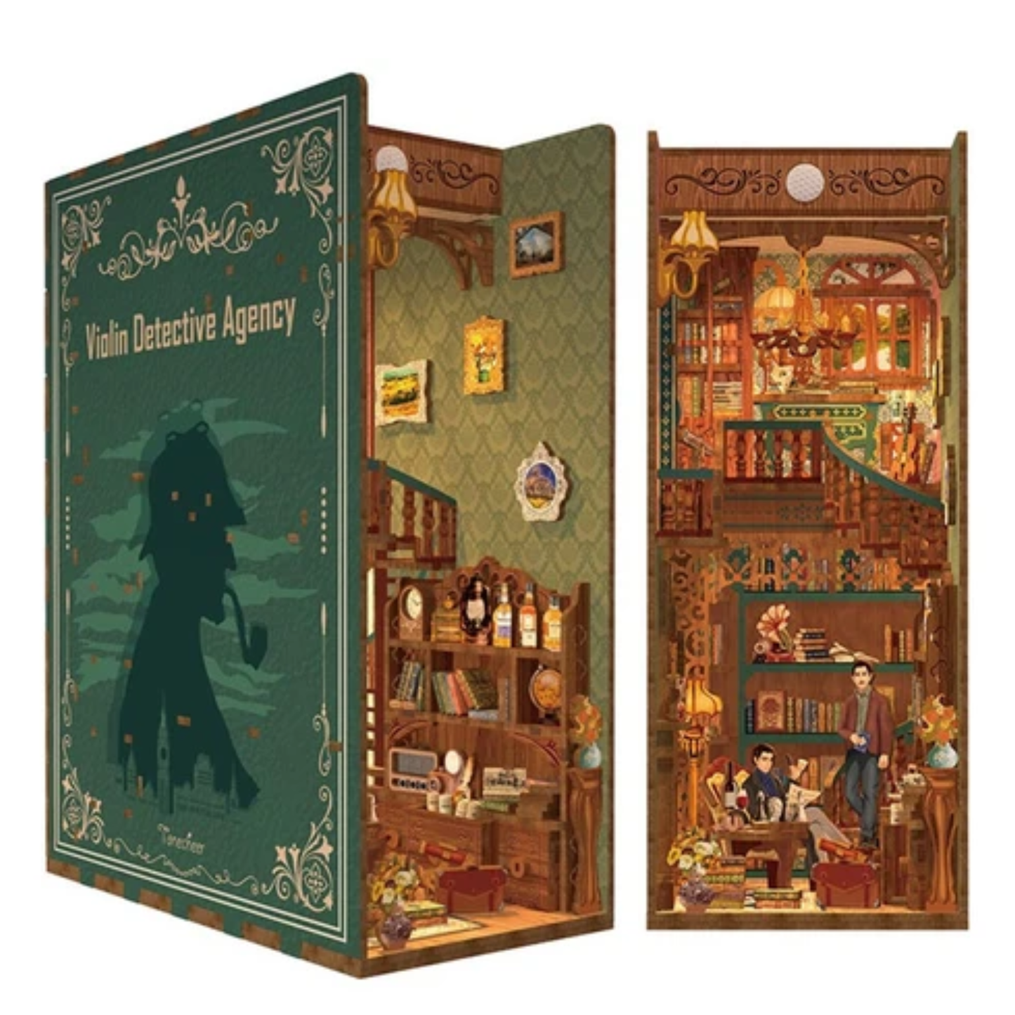 Maquette - L'agence de détective Book Nook - Rolife