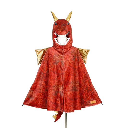 Déguisement cape dragon rouge - 4-7 ans - Souza