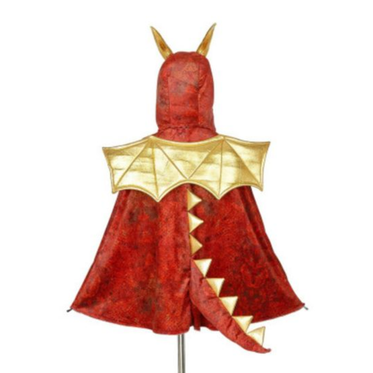 Déguisement cape dragon rouge - 4-7 ans - Souza