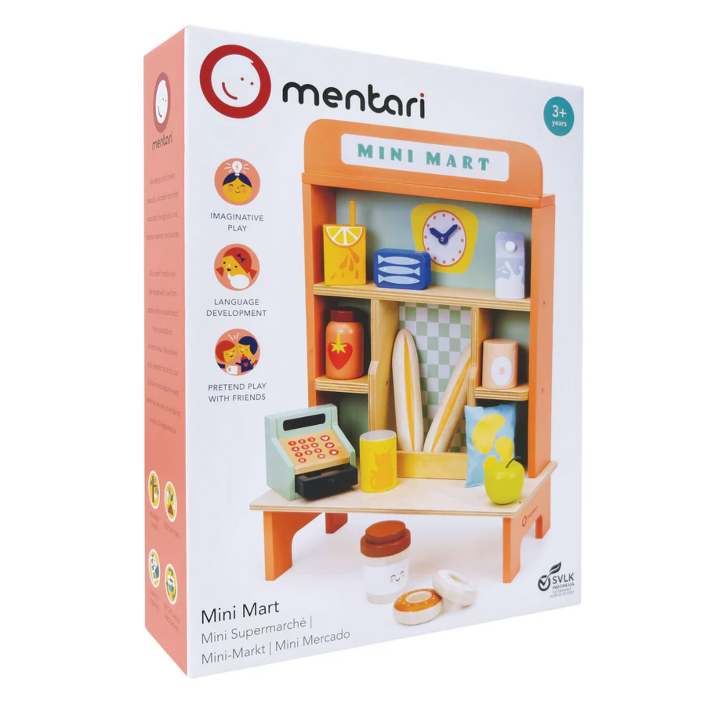 Mini marché en bois