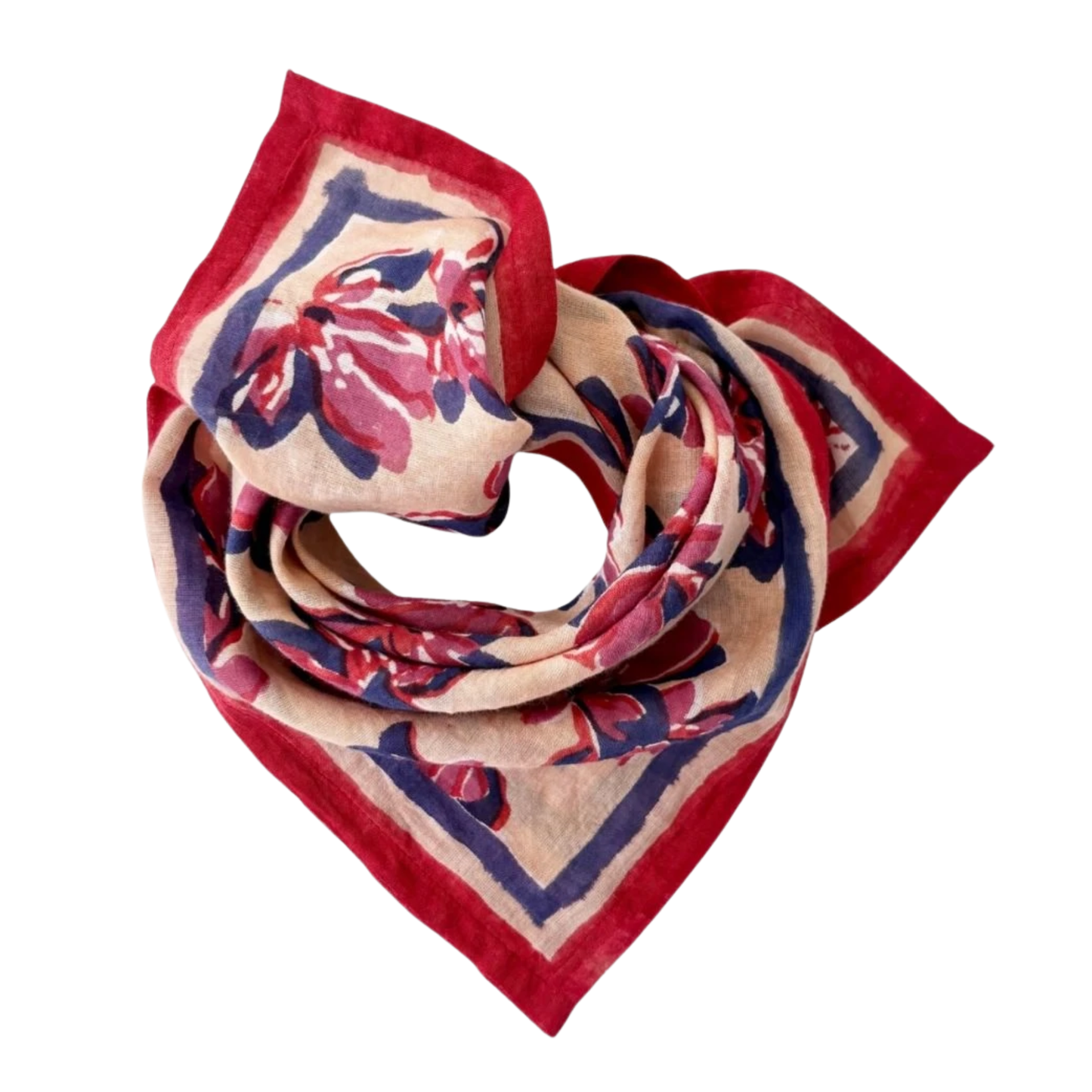 Petit Foulard Manika - Violeta Macadamia - Apaches