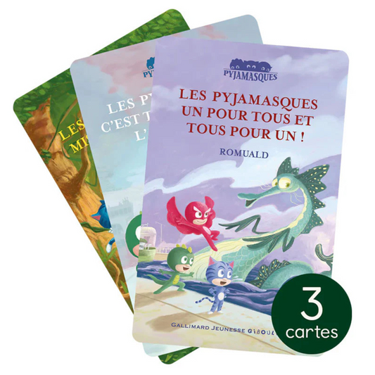 Lot de 3 cartes audio - Collection Pyjamasques - Yoto