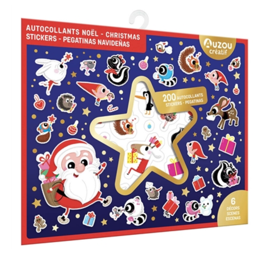 200 autocollants Noël
