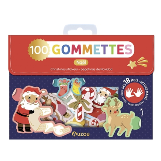 Noël : 100 gommettes : petites mains