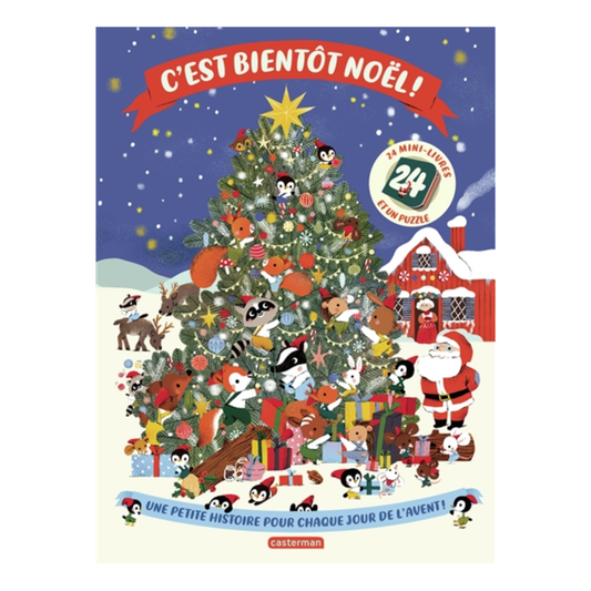 Calendrier de l'avent - C'est bientôt Noël ! : 24 mini-livres et un puzzle