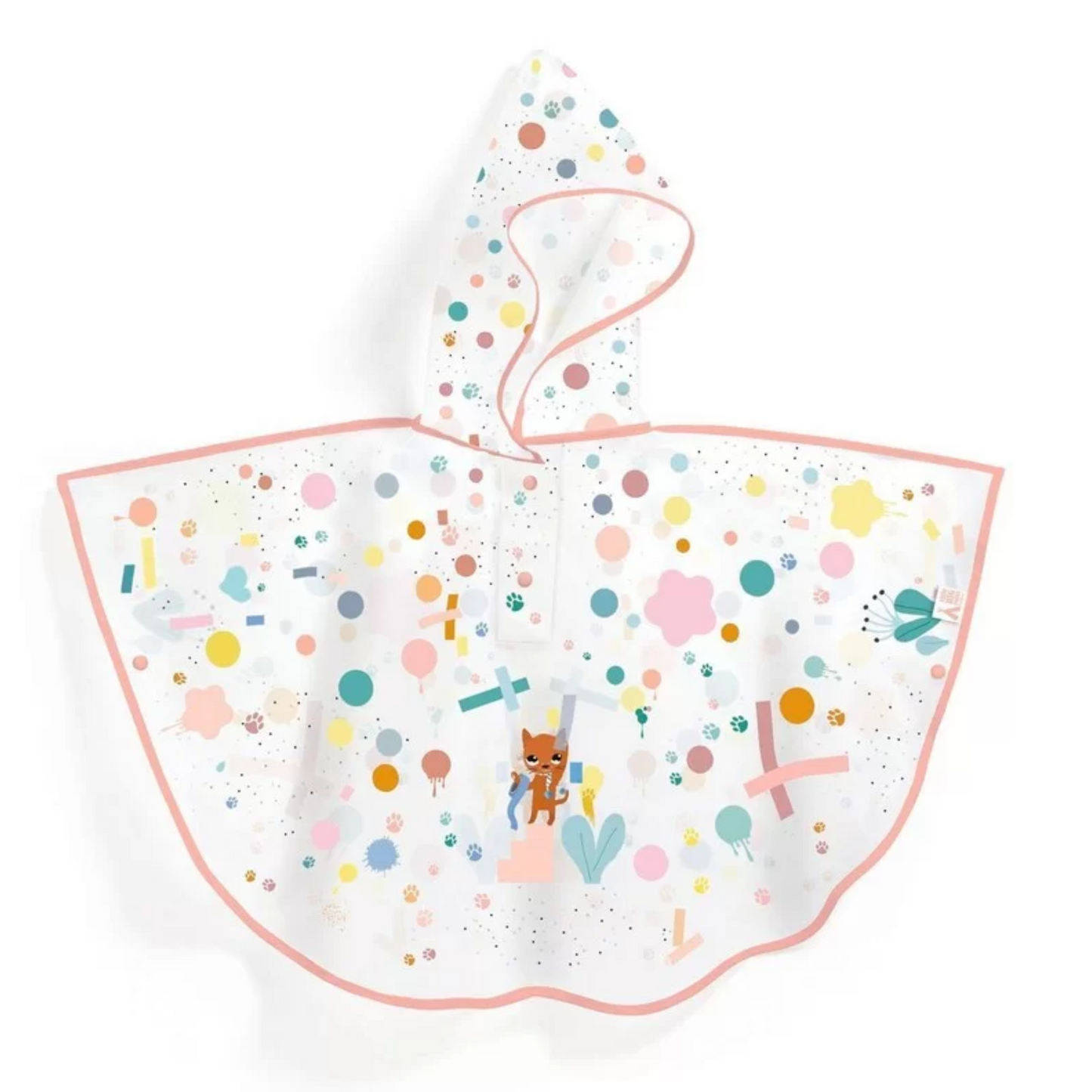 Cape de pluie - Chat - Taille 3-5 ans - Djeco