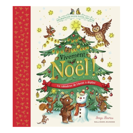 Calendrier de l'avent - Vivement Noël ! : un calendrier de l'Avent à déplier