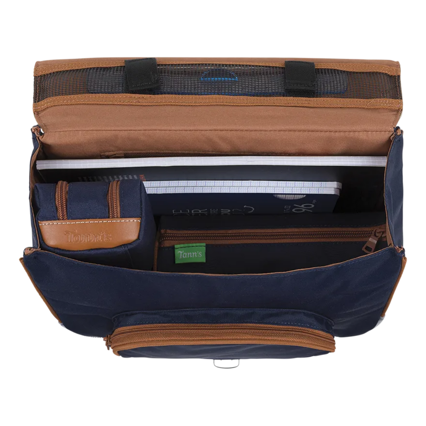 Tann's - Cartable Lancelot bleu - 32cm