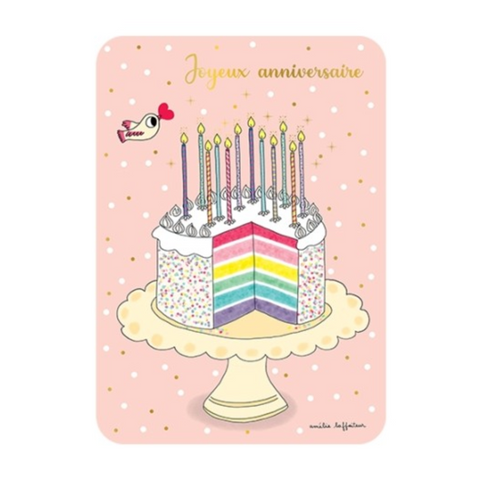 Carte postale - Joyeux anniversaire