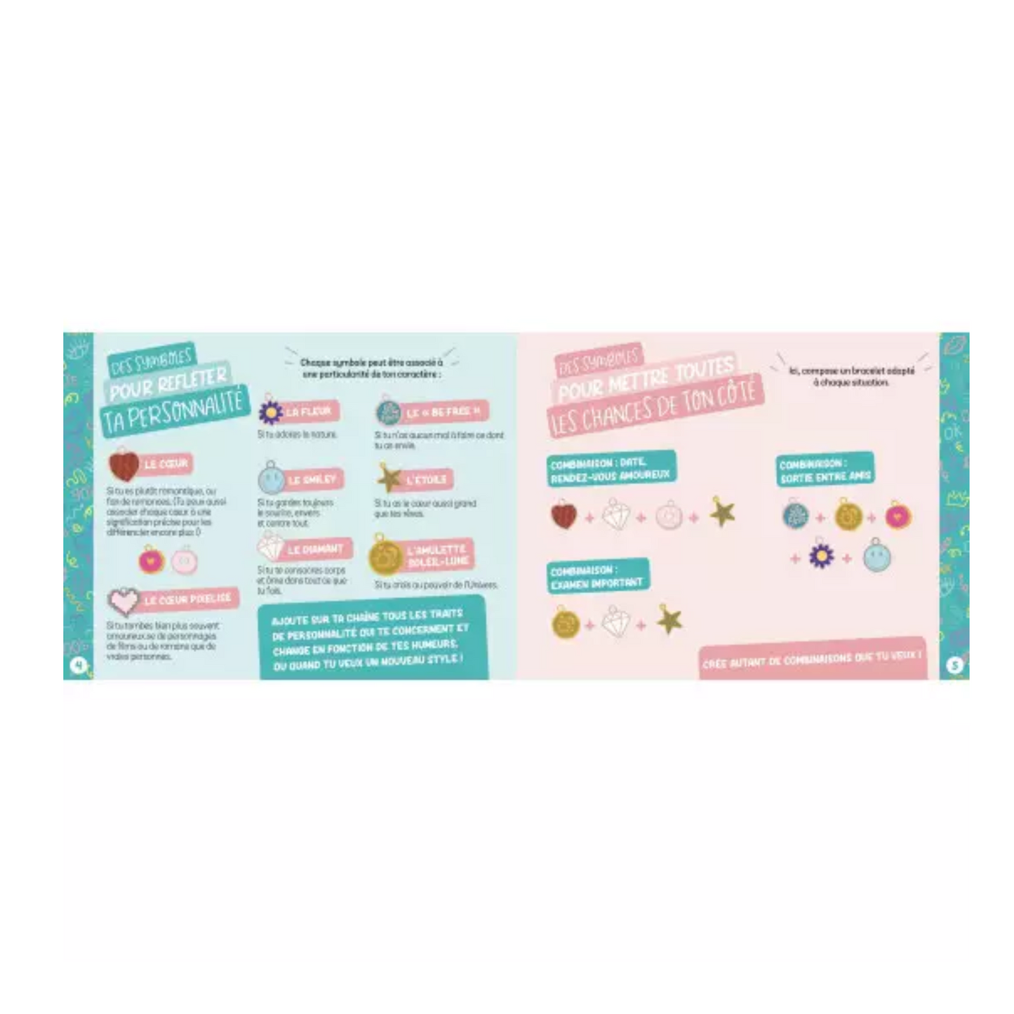 Mon bracelet à personnaliser : 10 médaillons - Coffret DIY - Auzou