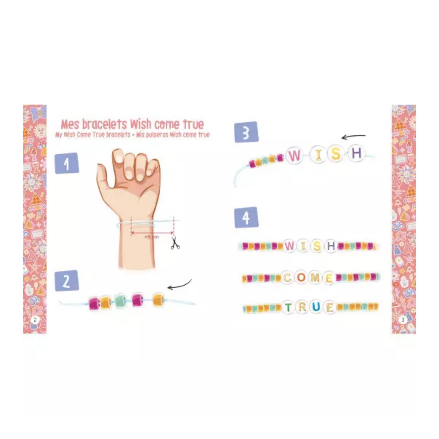 Mes bracelets souhaits magiques - Coffret DIY - Auzou