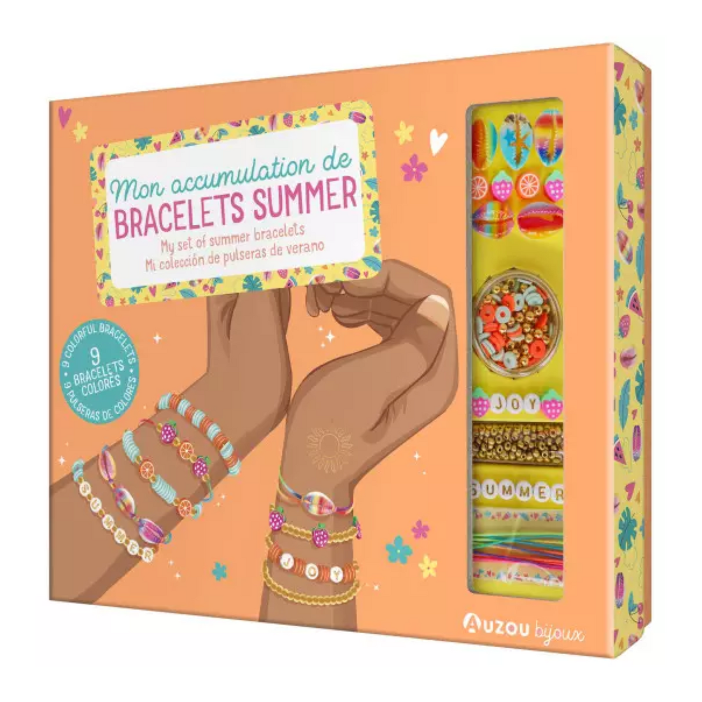 Mon accumulation de bracelets summer - Coffret DIY - Auzou