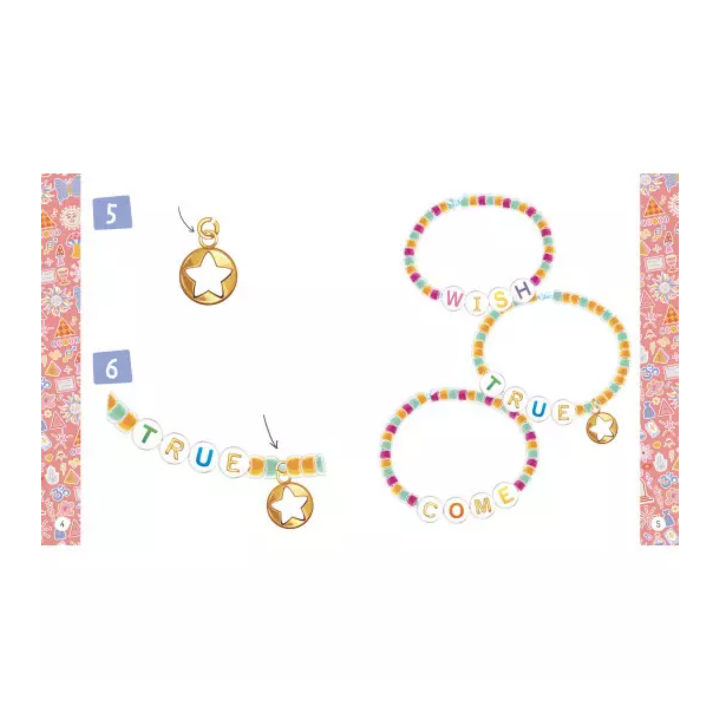 Mes bracelets souhaits magiques - Coffret DIY - Auzou