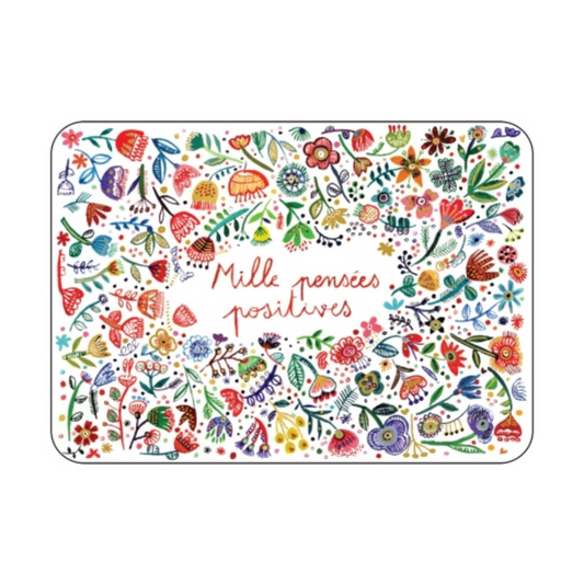 Carte postale - Mille pensées positives