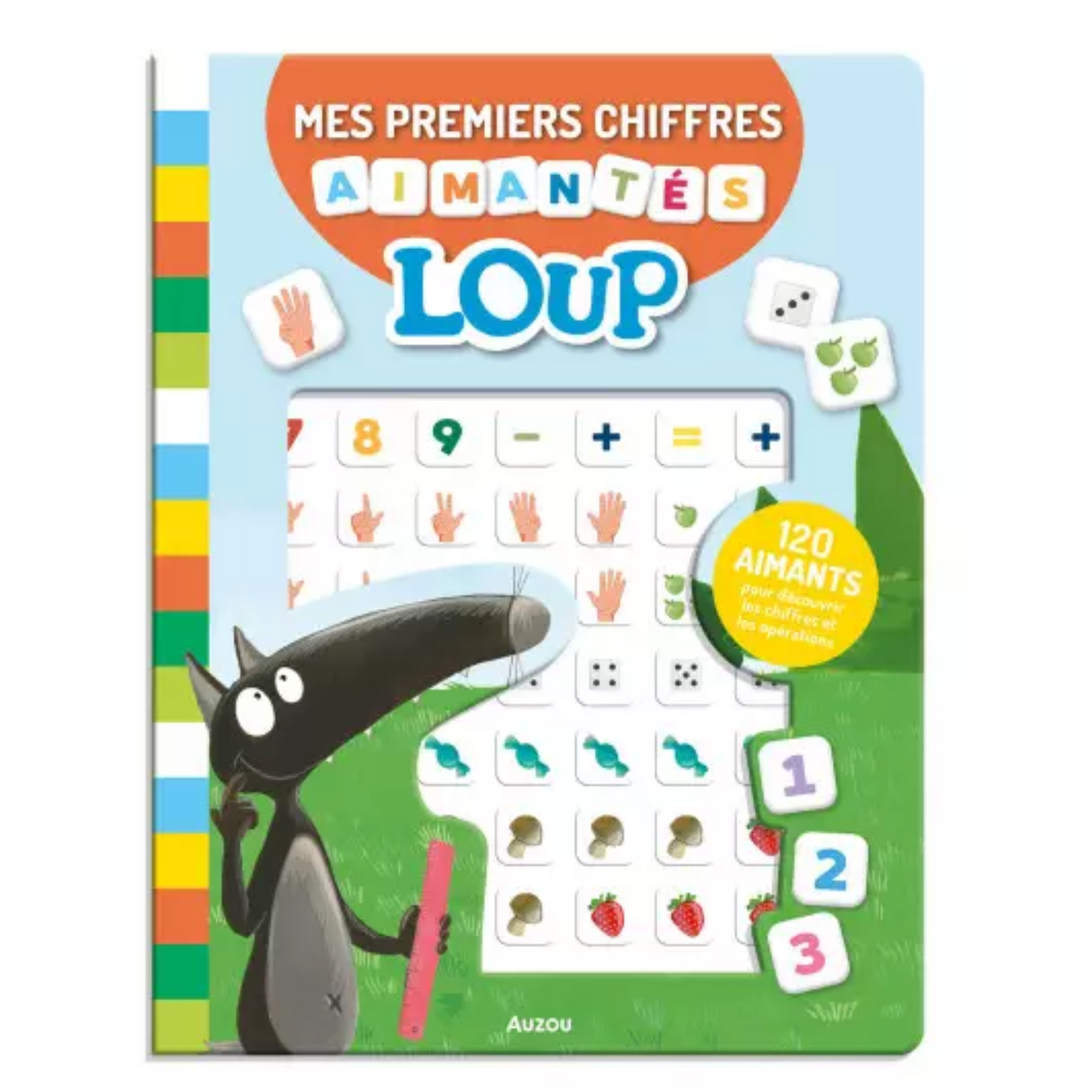Mes premiers chiffres aimantés Loup - Auzou