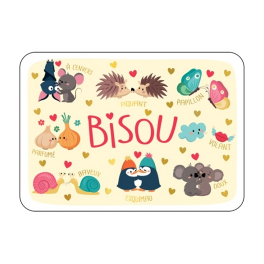 Carte postale - Tous les bisous du monde