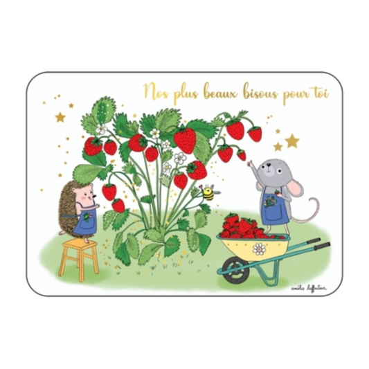 Carte postale - Mes plus beaux bisous