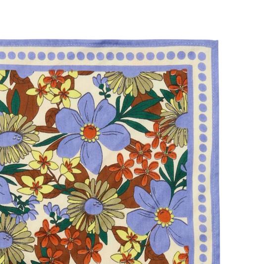 Petit Foulard Manika Bouquet Iris - Apaches
