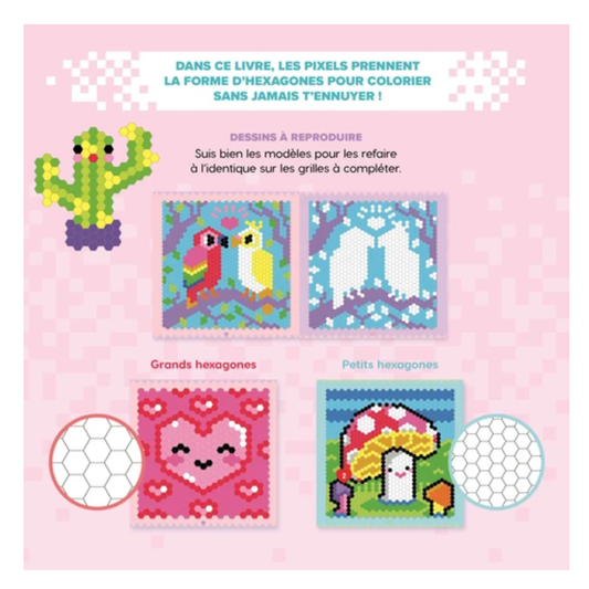 Kawaii : je colorie en pixels - Fleurus