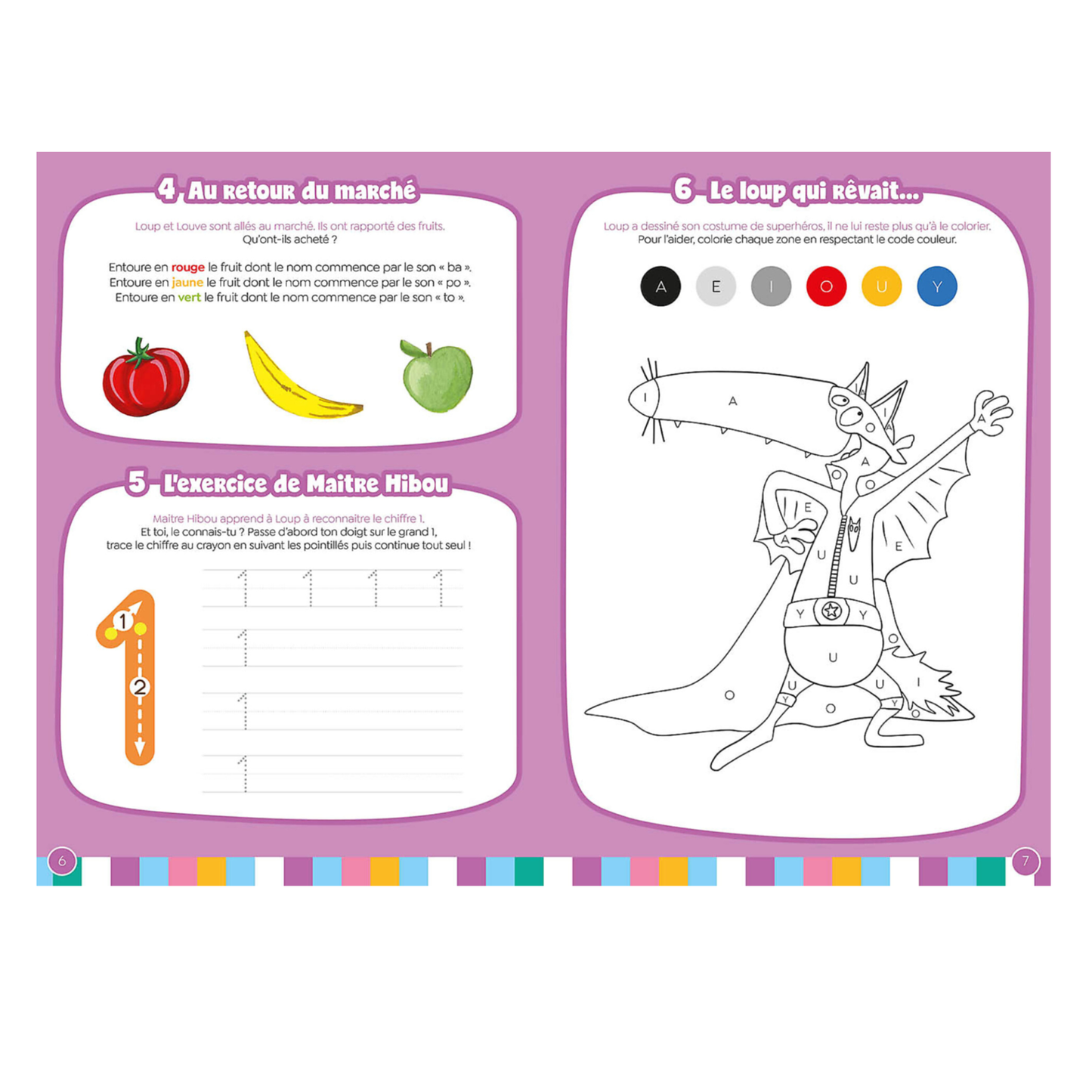 125 jeux avec Loup pour s'amuser en vacances - De la PS vers la MS - Langage, graphisme, maths, découverte du monde - Auzou