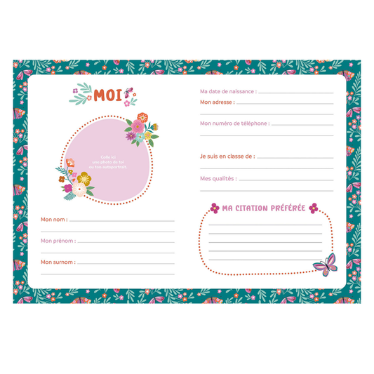 Mon carnet secret ultra pailleté