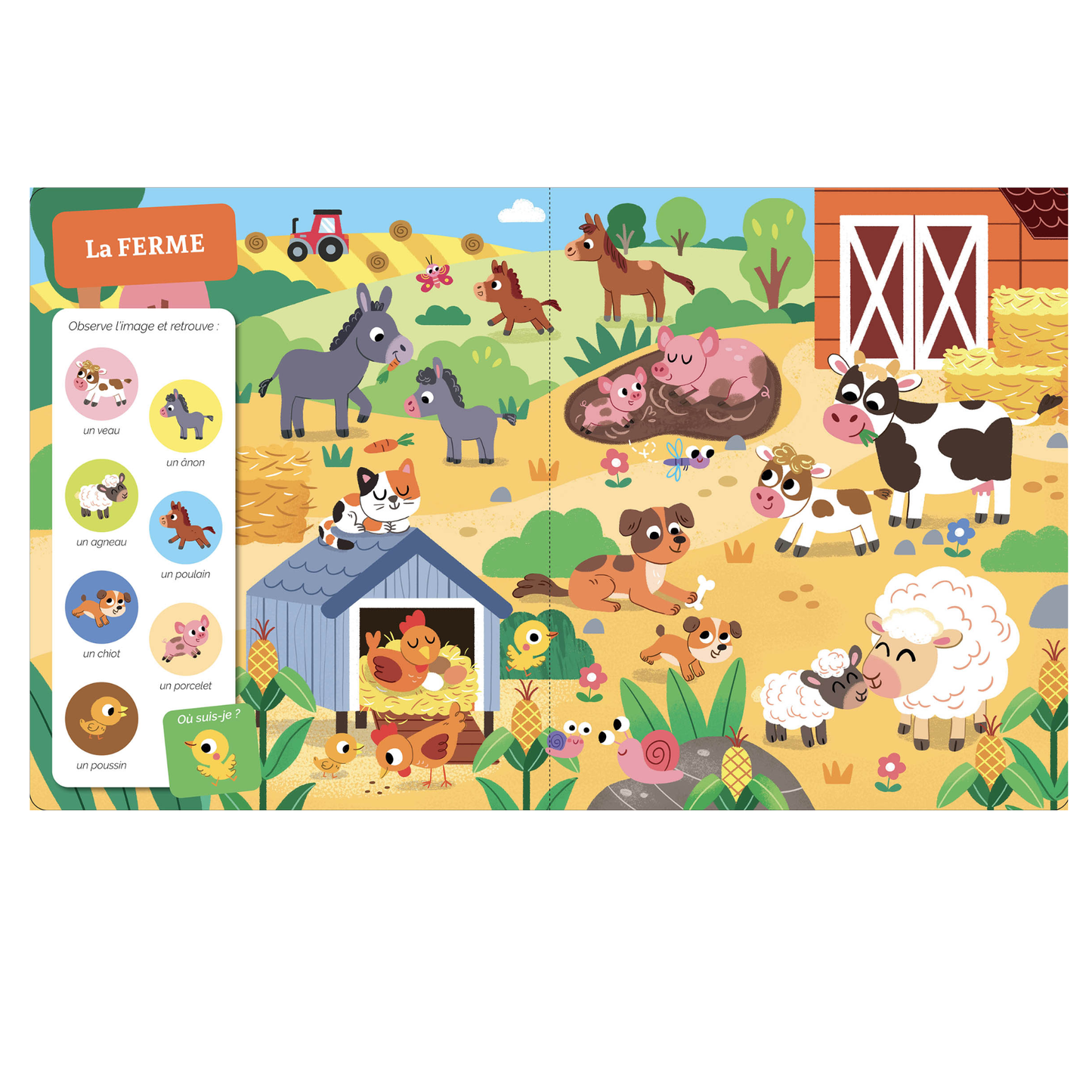 Les bébés animaux : cherche et trouve des tout-petits - Auzou