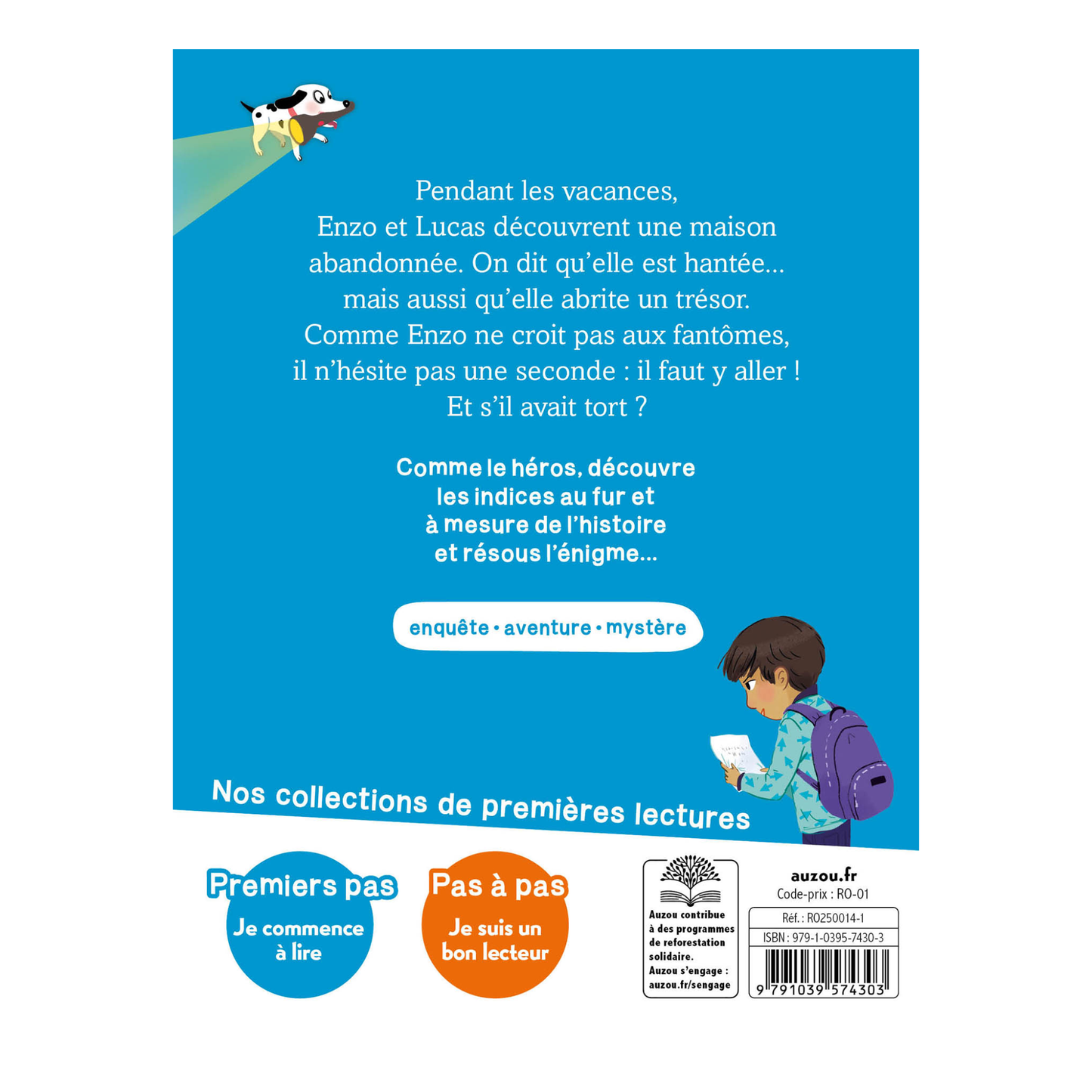 Mes premières enquêtes - La maison hantée - Auzou