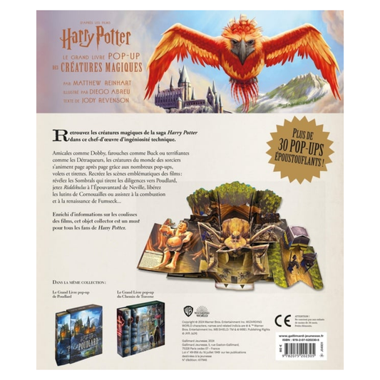 Le grand livre pop-up des créatures magiques : d'après les films Harry Potter