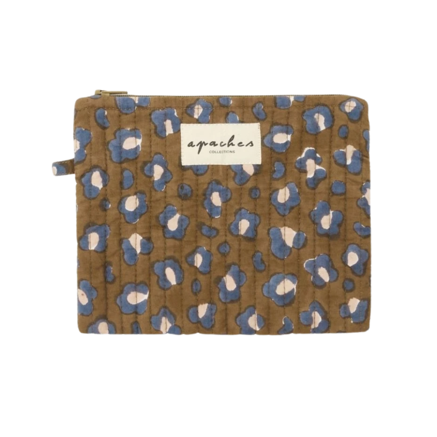 Mini Pochette Mana Léopard Tapenade - Apaches