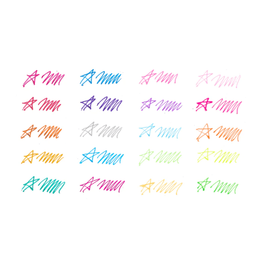 Set de 20 stylos gels - Odeurs de fruits - Ooly