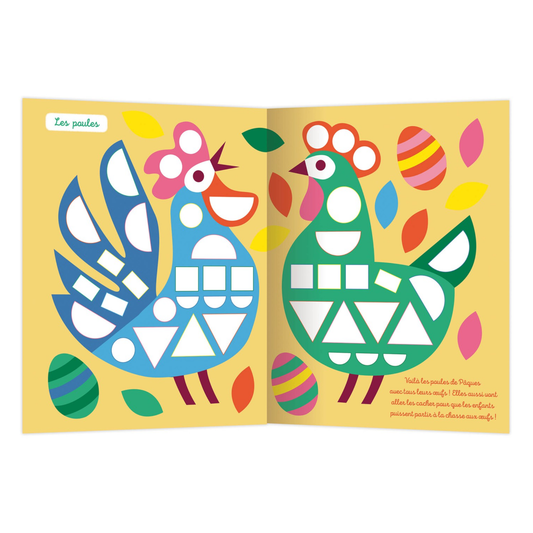 Mes tout premiers autocollants - 500 Gommettes formes - Pâques