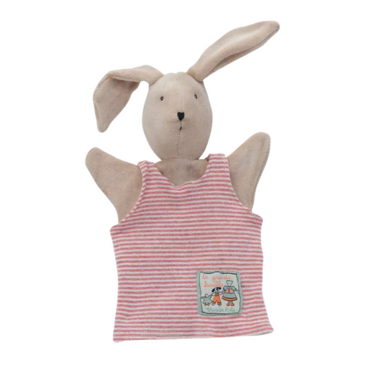 Marionnette Sylvain le lapin La Grande Famille - Moulin Roty