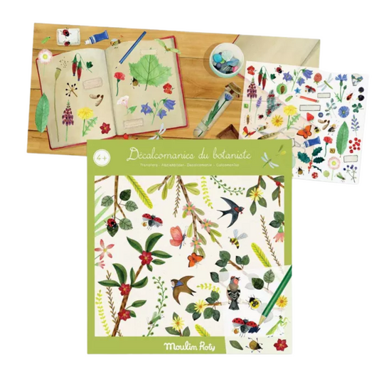 Décalcomanies du botaniste Le Jardin du Moulin - Moulin Roty