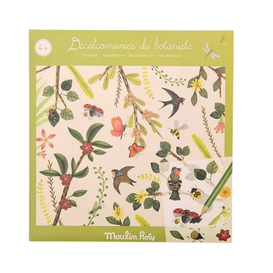 Décalcomanies du botaniste Le Jardin du Moulin - Moulin Roty