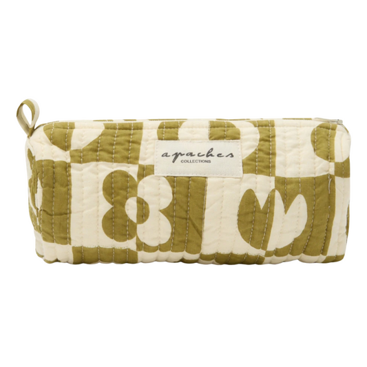 Trousse en tissus Opal - Damier Tobacco - Apaches