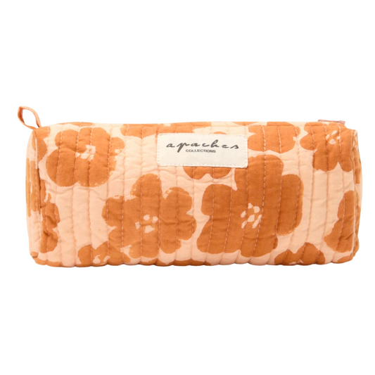 Trousse en tissus Opal - Flora Bold Orange - Apaches