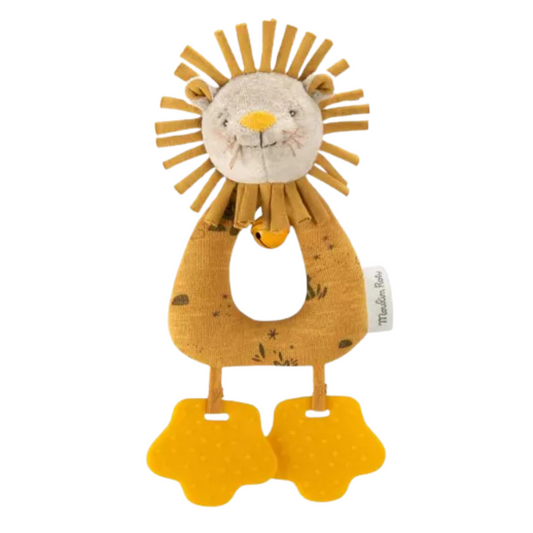 Anneau hochet lion Sous mon baobab - Moulin Roty