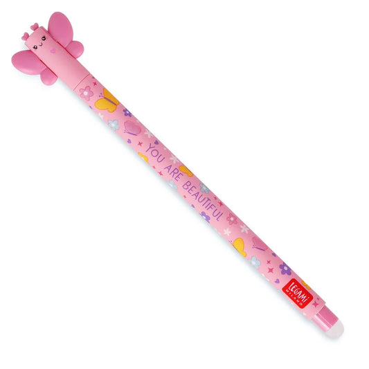Legami - Stylo à encre gel effaçable - Papillon