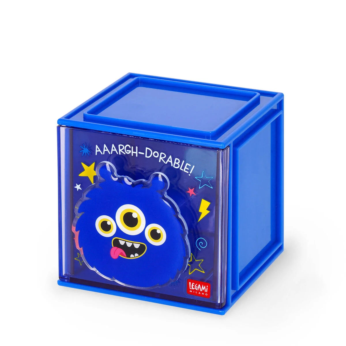 Legami - Boîte empilable de bureau - Monstre Cutie Cube