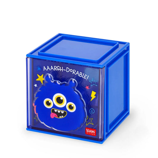 Legami - Boîte empilable de bureau - Monstre Cutie Cube