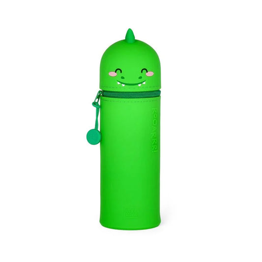 Legami - Trousse 2-en-1 ronde en silicone - Dino