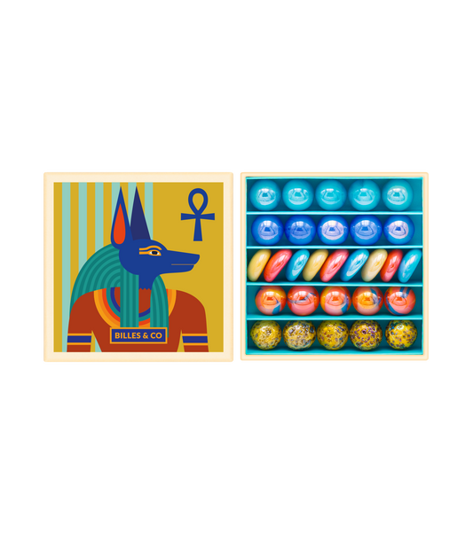 Petit coffret de billes - Anubis - Billes and co