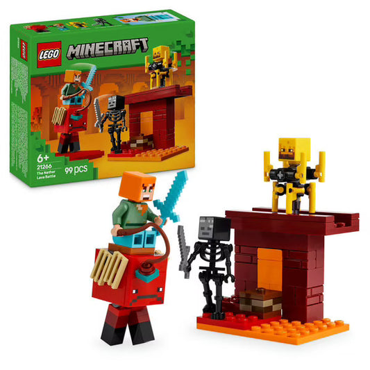 LEGO - Minecraft - La bataille de la lave du Nether