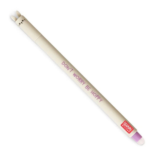 Legami - Stylo à encre gel effaçable - Lapin