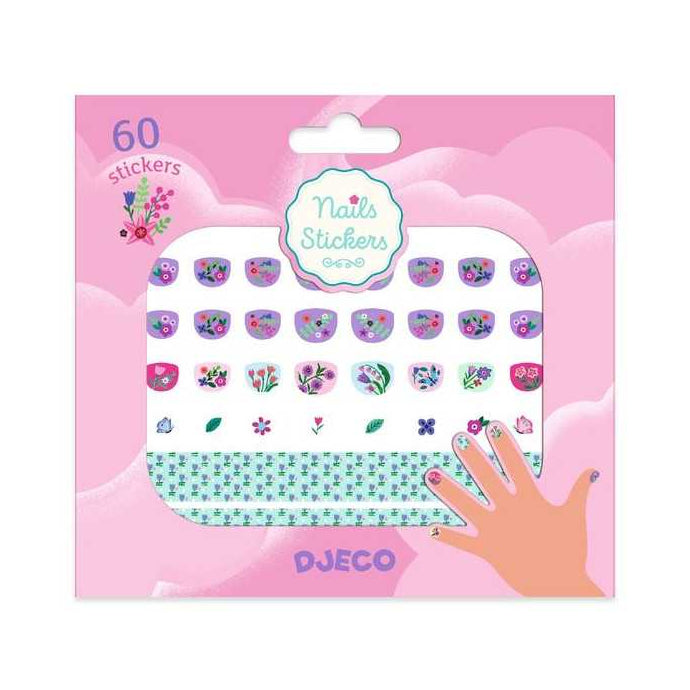 Stickers pour les ongles Petite fleur - Djeco