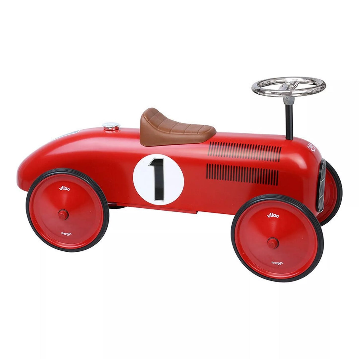 Porteur en métal - Voiture vintage rouge - Vilac