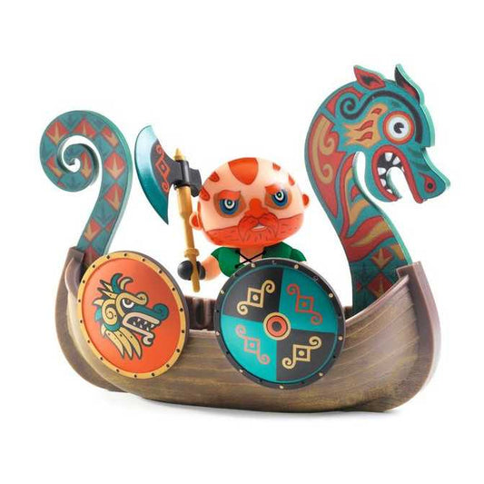 Figurine Arty Toys - Pirate Drak & Drakkar - Djeco
