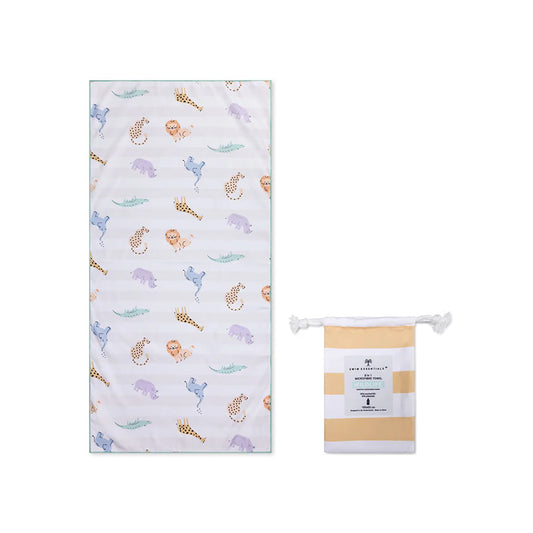 Serviette en microfibre - Multicolore 135 x 65 cm