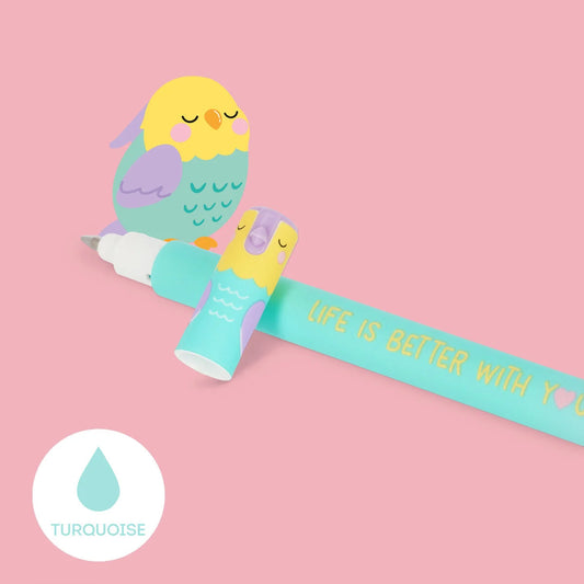 Set de 2 Stylos à Encre Gel Effaçable Saint Valentin + Lampe LED à Effet Néon - All You Need is Love